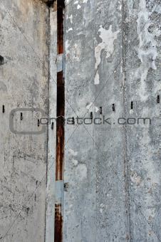 concrete factory wall