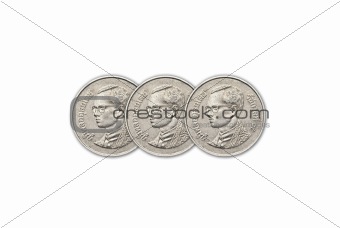 Thailand baht coins