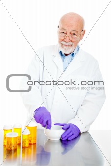 Pharmacist Filling Prescriptions
