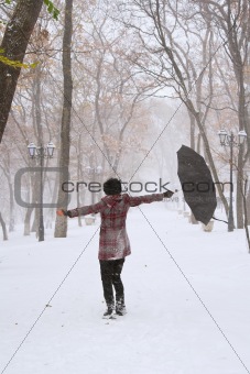 Snow walking