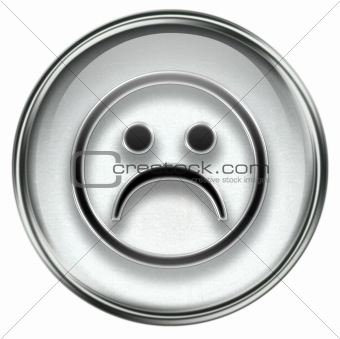 Smiley Face, dissatisfied grey