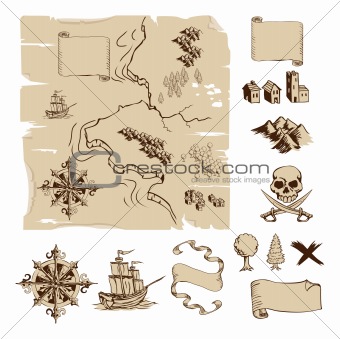 Make your own fantasy or treasure maps
