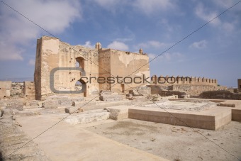 ruins at Almeria castle