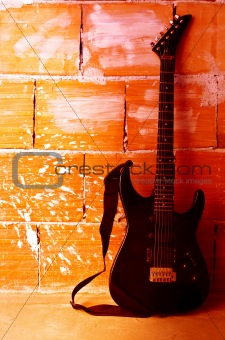 Electric guitar background