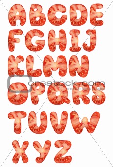tomato alphabet