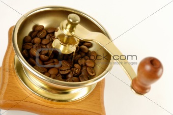 Coffee Grinder with Coffee Beans