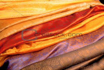 Color Indian fabric