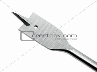 Single metallic auger nib for wood