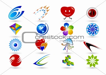 Set of abstract elements for design,More similar articles, please visit my portfolio