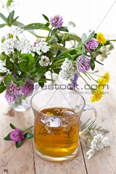 fresh herbal tea