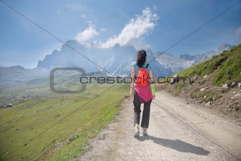 trekking in Cantabrian mountains