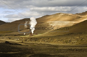 Krafla Geothermal Power plant