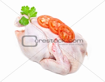 Raw chicken 