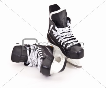 pair of hockey skates