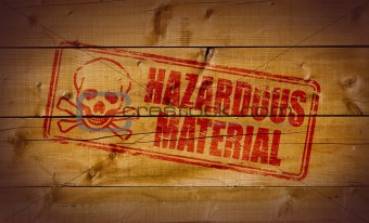 Hazardous Material stamp