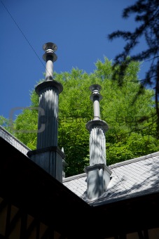 ancient chimneys at Campo del Moro