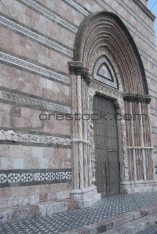 the facade of the cathedral of Messina