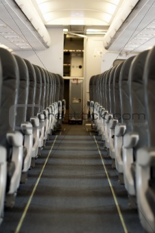 Interior an empty plane
