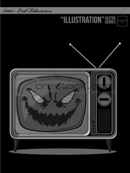 Illustration #003 - Evil Television