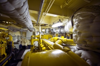Tugboat Engine Room
