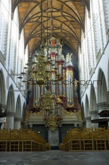 Church Organ interior