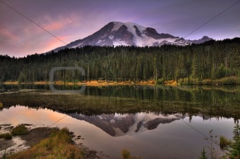 Mount Rainier reflection