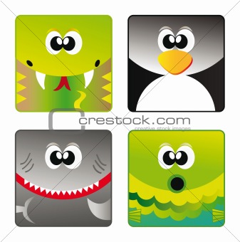Wild animals - set icon 3