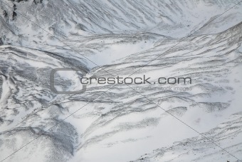 Glacier moraines in the Arctic