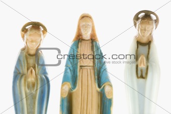 Christian statues.
