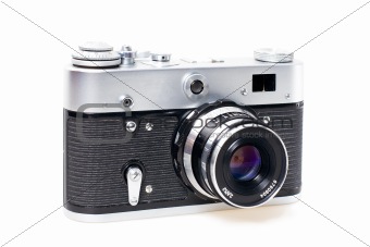 Old styled mechanical film camera