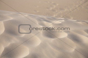 footsteps texture on sand