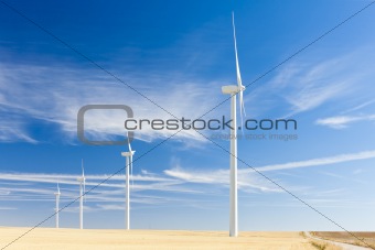 wind turbines, Castile and Leon, Spain