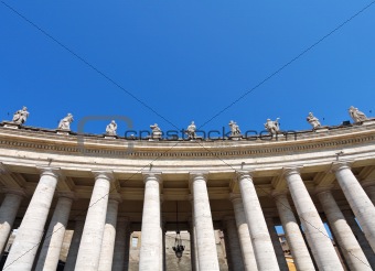 Facade of basilica of saint Peter