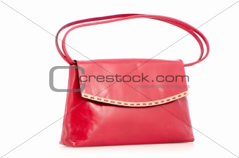 Woman red bag