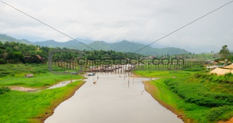 Mon bridge at sangklaburi