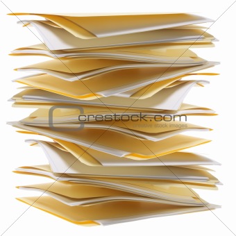 Stack of Manila Folders