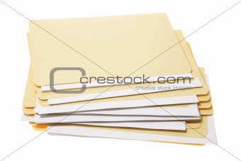 Stack of Manila Folders 