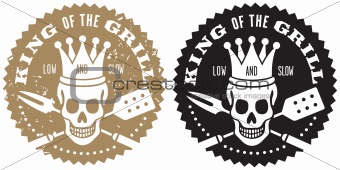 King of the Grill Barbecue Logo