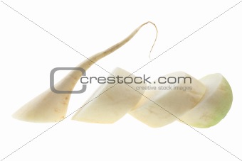 Slices of White Radish