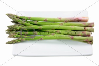 Asparagus on Plate
