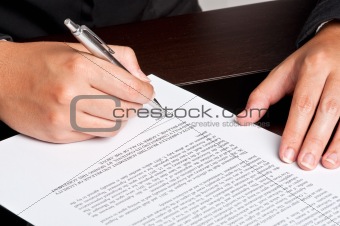 Signing a Document