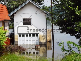 Flood - house in water