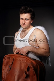 Mr. Angel with bag