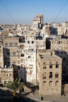 traditional architecture in sanaa yemen