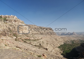 rural landscape near sanaa yemen