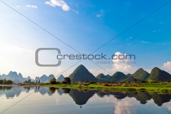 Li river in Yangshuo