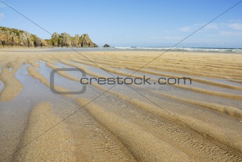 Pedn vounder beach, Cornwall.