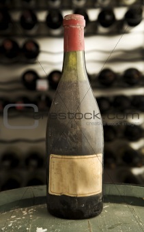 Bottle of old wine