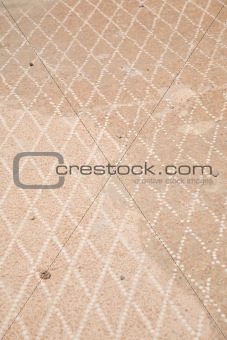 detail of greek mosaic floor