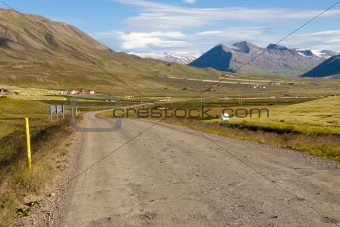 Gravel route to Olafsfjordur - Iceland
